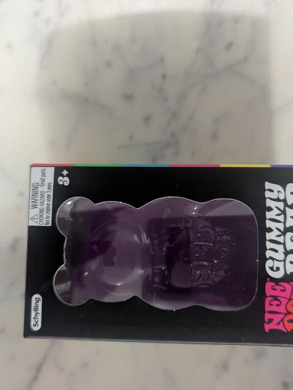 Nee Gummy Bear Plush Toy - Purple by Schylling
